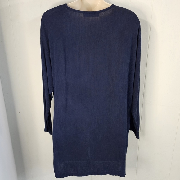 "No To Racism" Long Sleeve Tunic Top - Picture 3 of 8